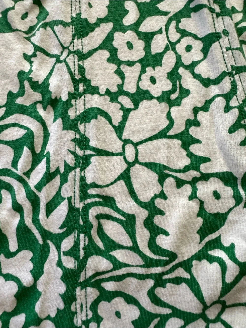 Women's Loft Green and White Floral Sundress XS Petite NWT